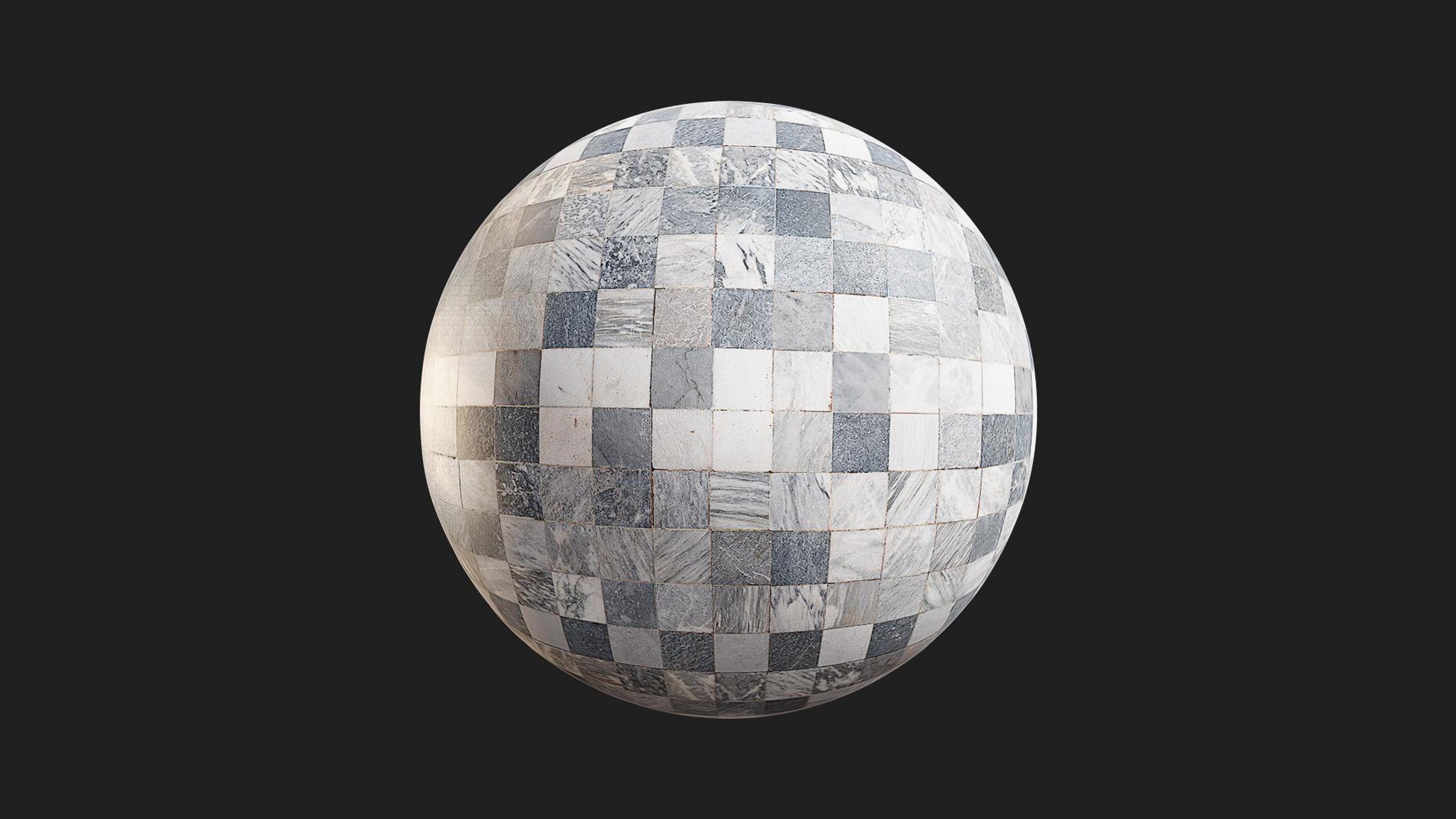 Worn Marble Tiles | Fab