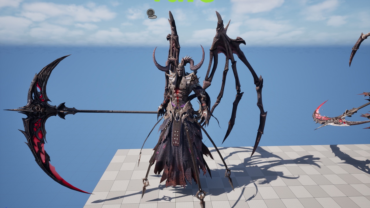 Media 1 for listing Abyssal Reaper - Free Demonic Wraith Boss (Idle Animation)
