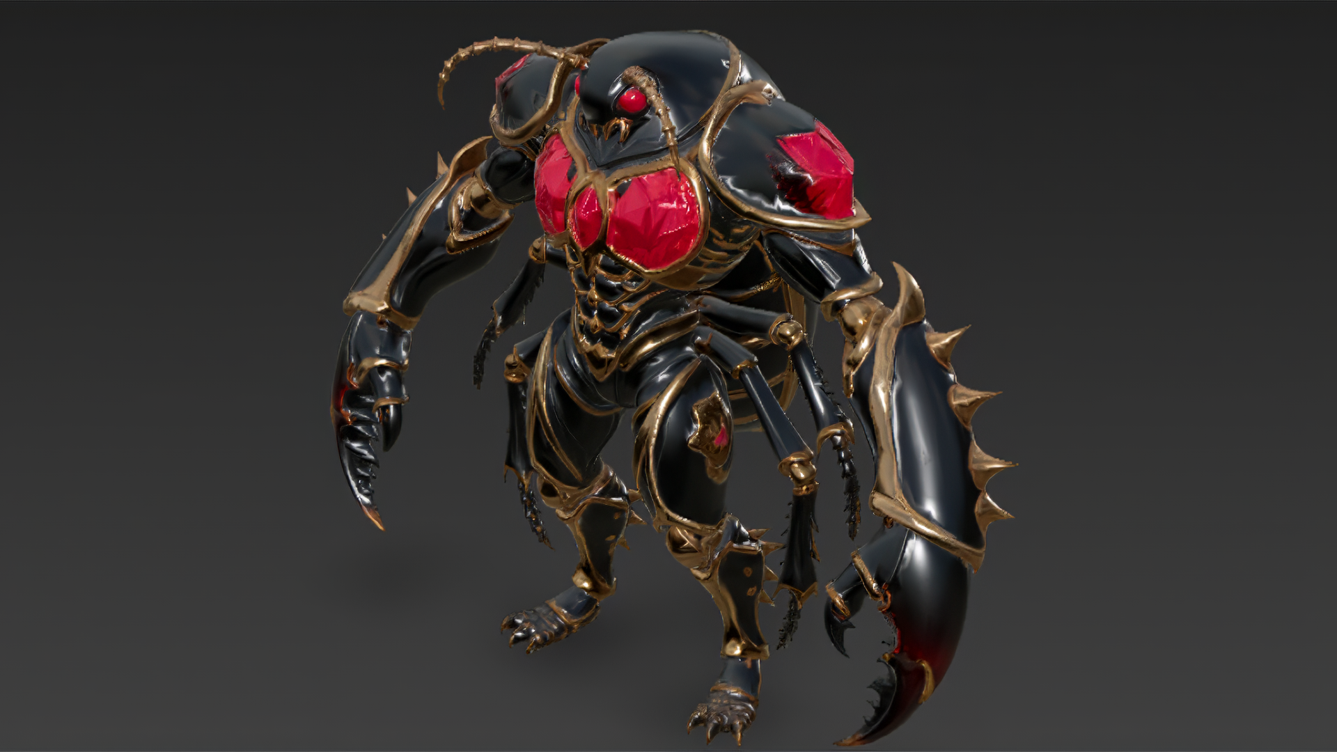 Insect Carapace Demon 3D model | Fab