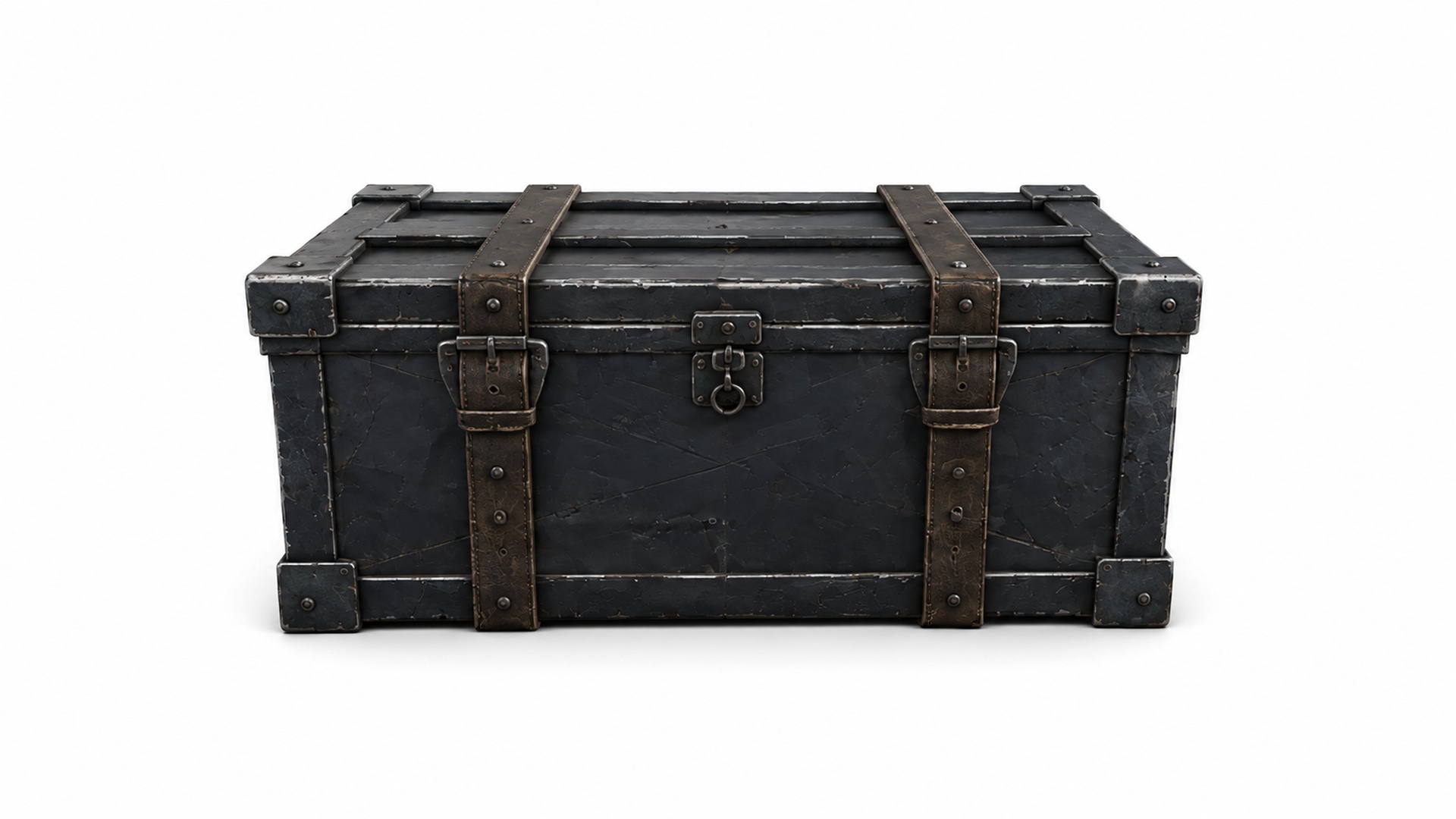 Void Knight Blacksmith Tool Chest - Dark Fantasy Forge Prop 3D asset preview