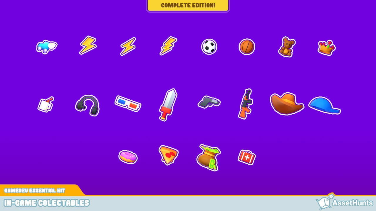 Media 1 for listing GameDev Essential Kit - In-Game Collectible