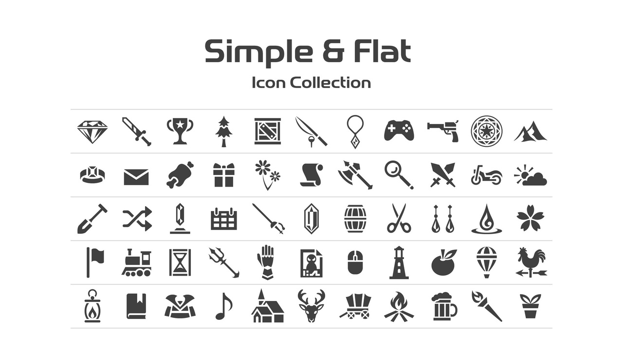 Media 1 for listing Simple & Flat Icon Collection