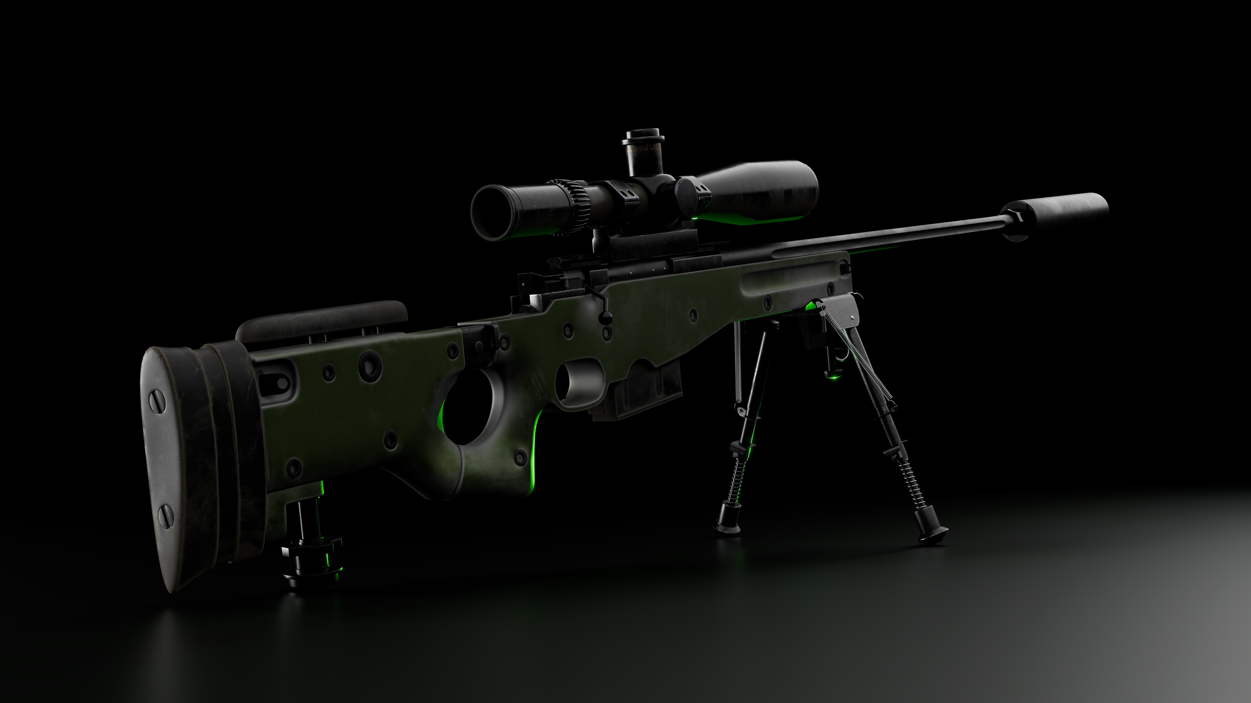 Realistic Sniper Rifle High Poly Cinematic Weapon with 4K Textures | Fab