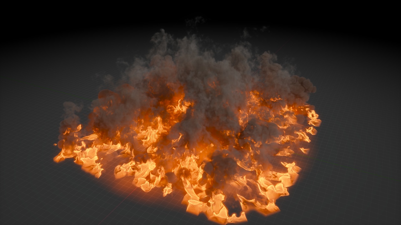 Burning Environment Vdb Effects Pack Loop | Fab