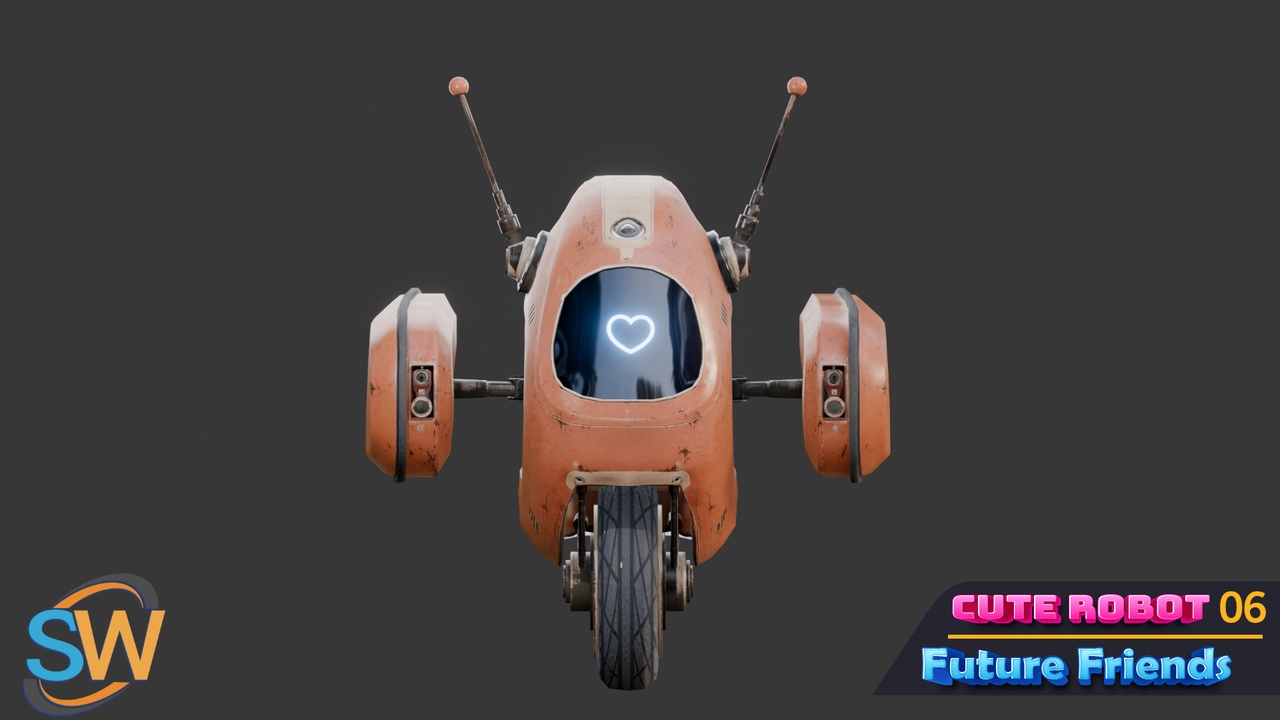 Media 1 for listing Cute Robot 06 – Future Friends