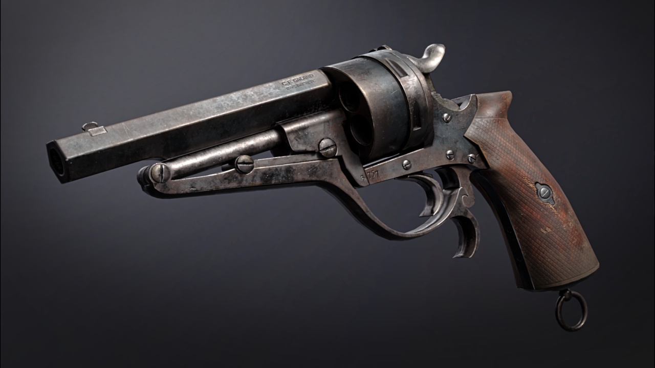 Media 1 for listing Galand Revolver M1870