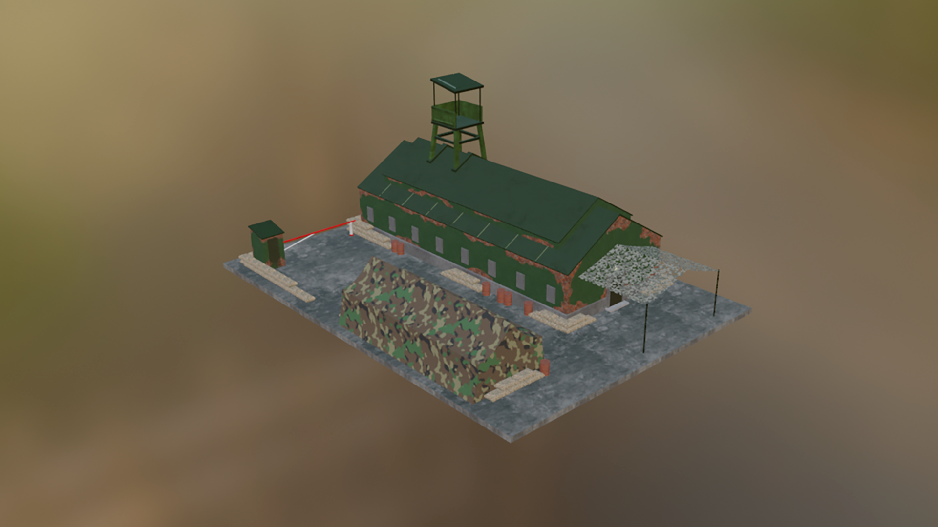 Military Barracks | Fab