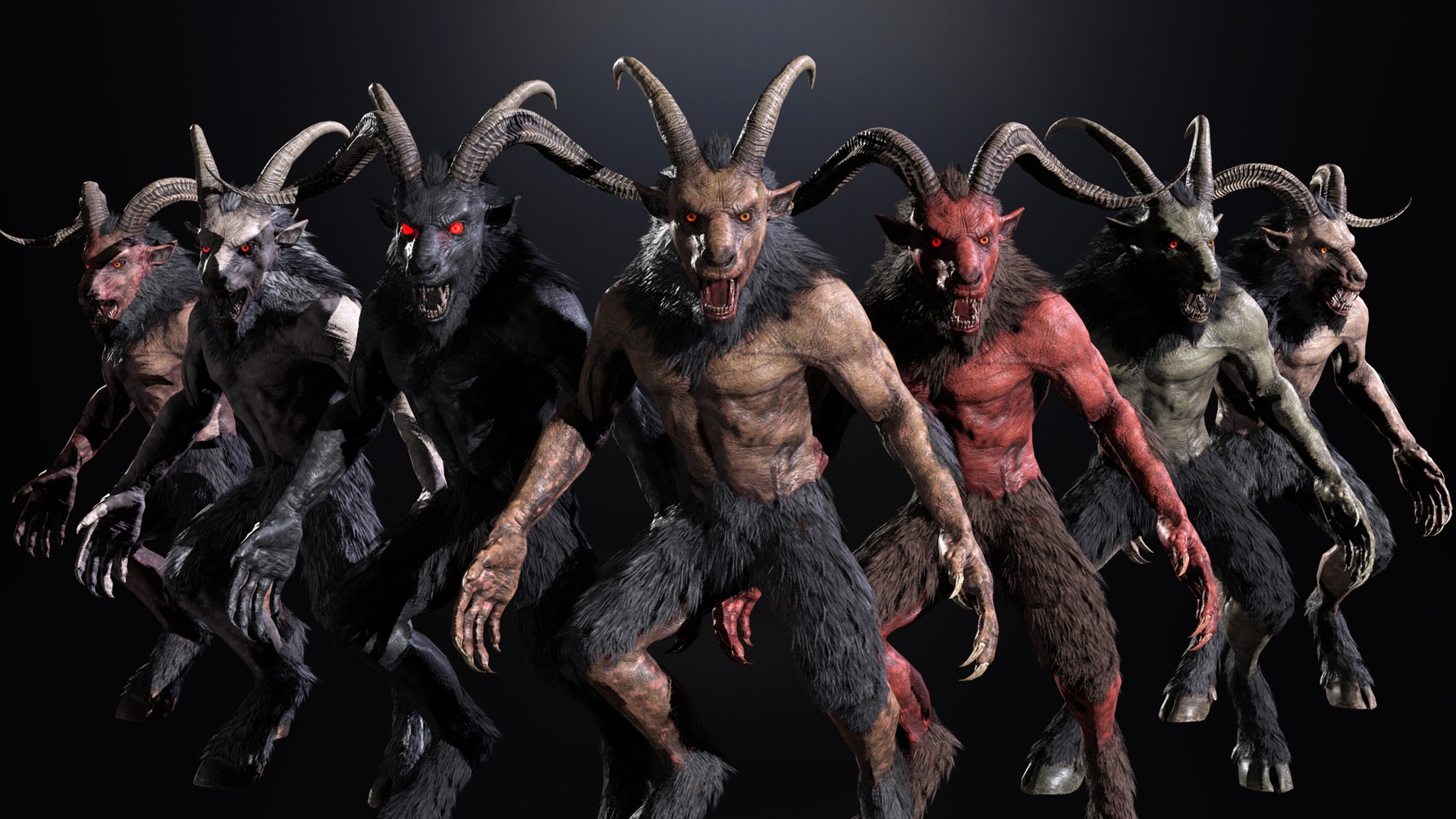 Media 1 for listing "Chort, Goatman, Baphomet, Demon" - Mythical Creatures