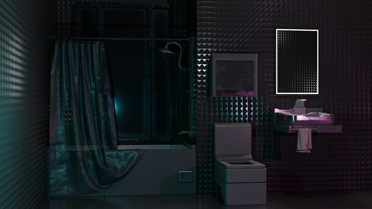Media 1 for listing Cyberpunk Bathroom Pack