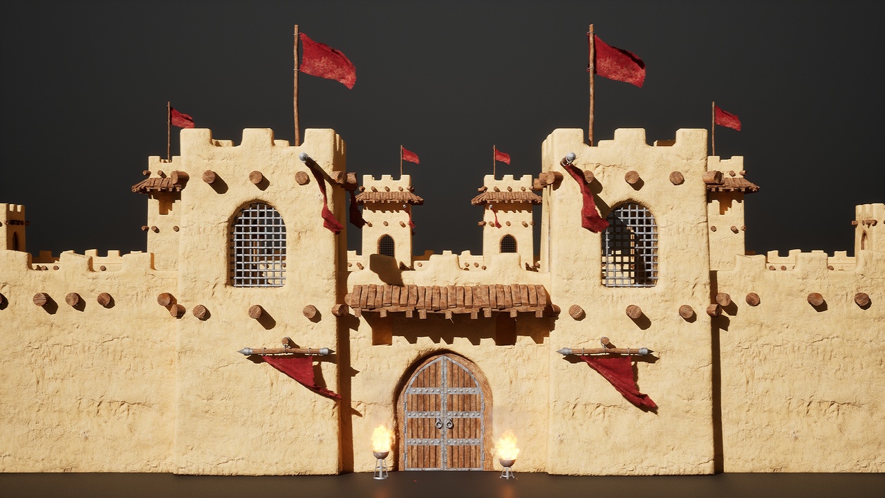 الوسائط 1 للقائمة REALISTIC - Desert Fort Vol.1