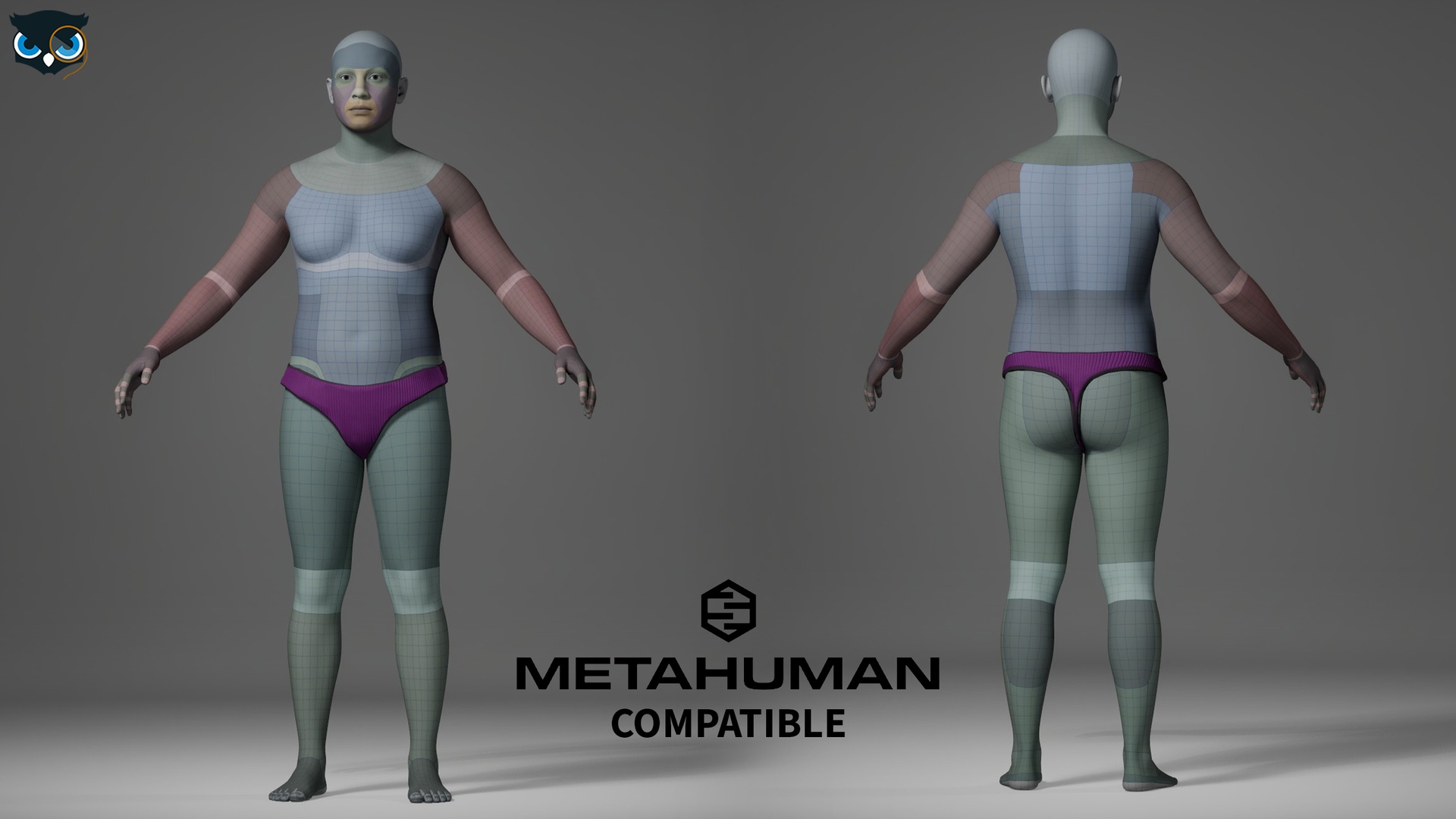 Media 1 for listing Realistic Underwear Shorts Base wear metahuman compatible