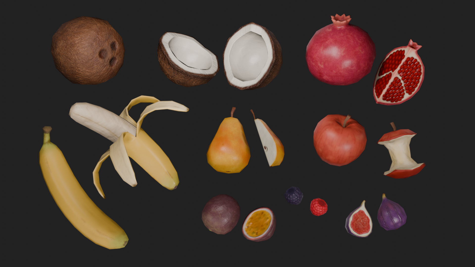 Fruit Asset Pack (Low-Poly) | Fab