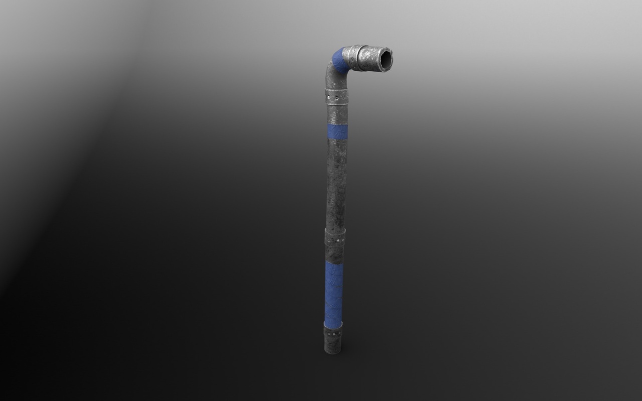 Media 1 for listing Metal Pipe Melee Weapon | Post-Apocalyptic Survival Weapon