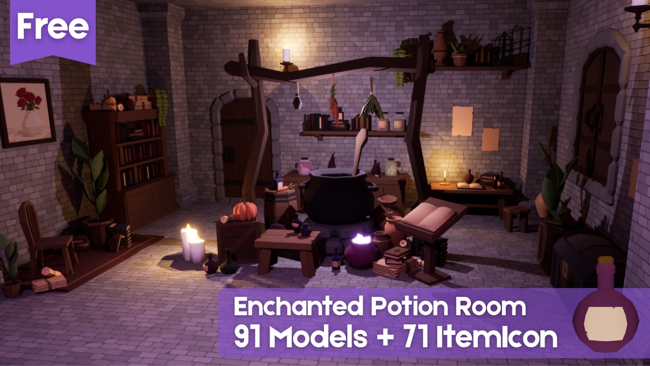 Media 1 for listing EnchantedPotionRoom＿Free