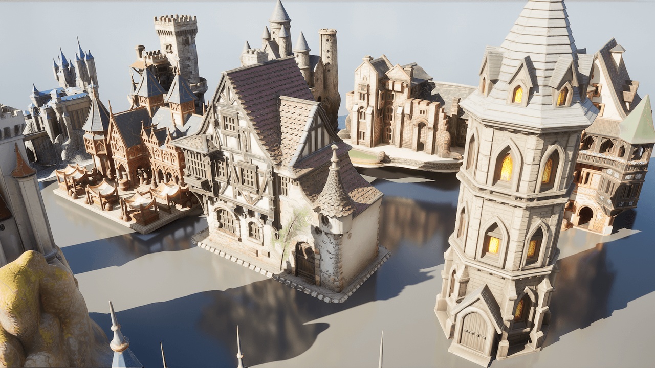 Media 1 for listing Medieval Fantasy Architecture Pack 1