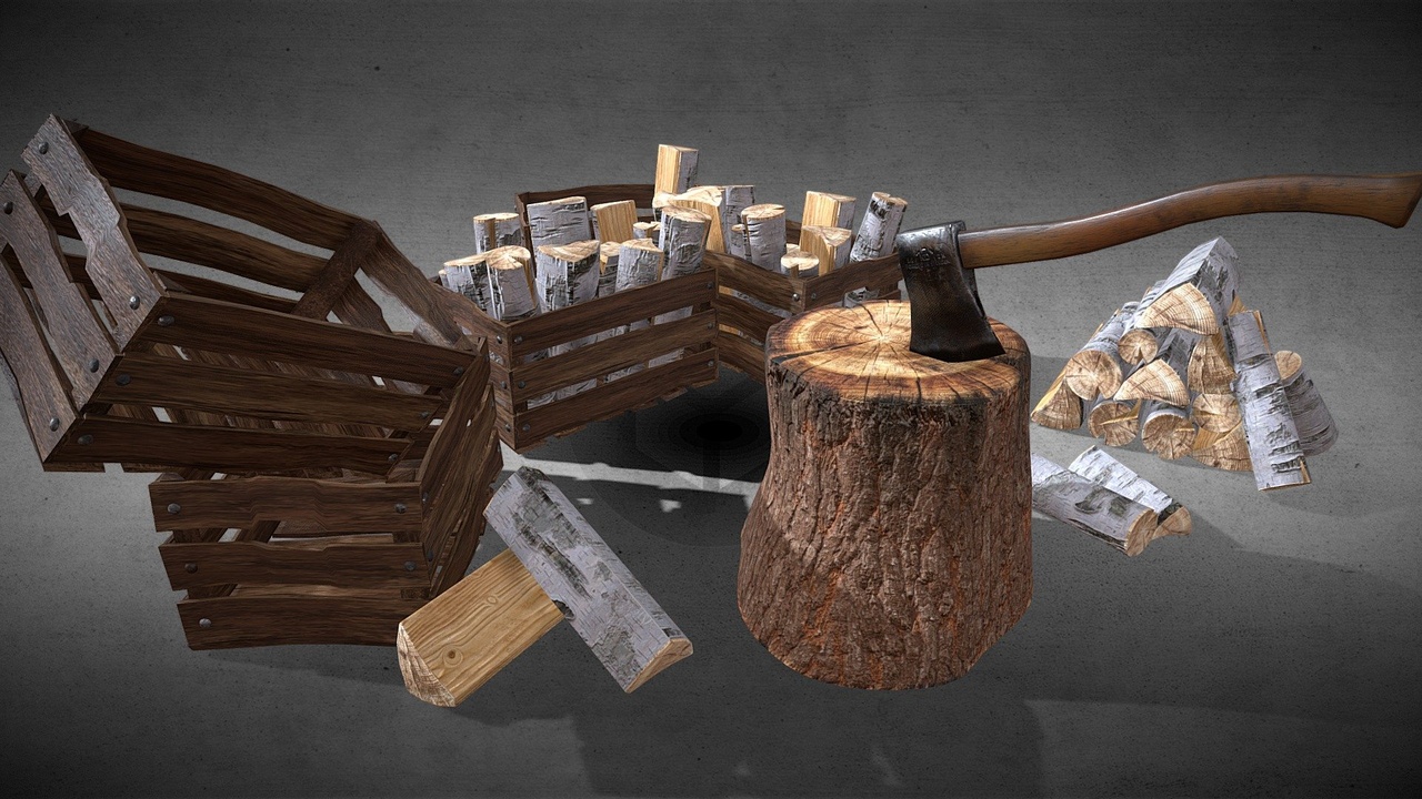 Media 1 for listing Chopping Some Wood