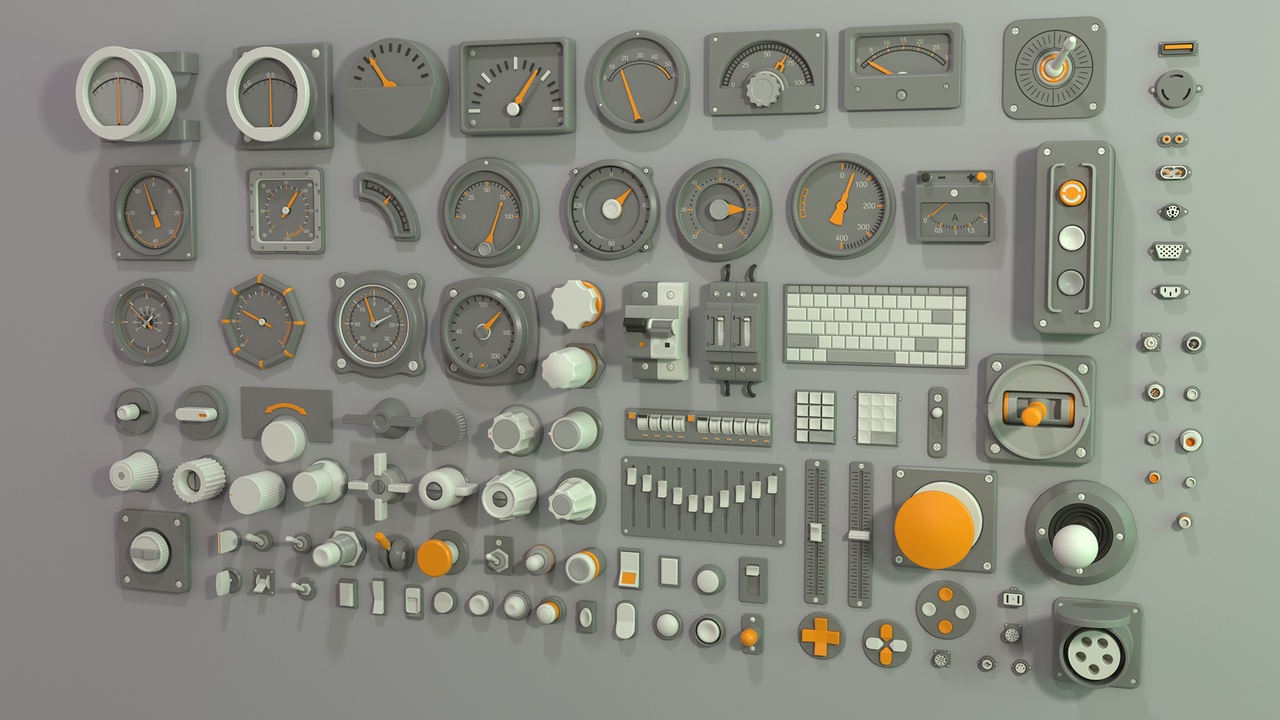 商品 Industrial Kitbash - 2 - 105 pieces 的媒体 1