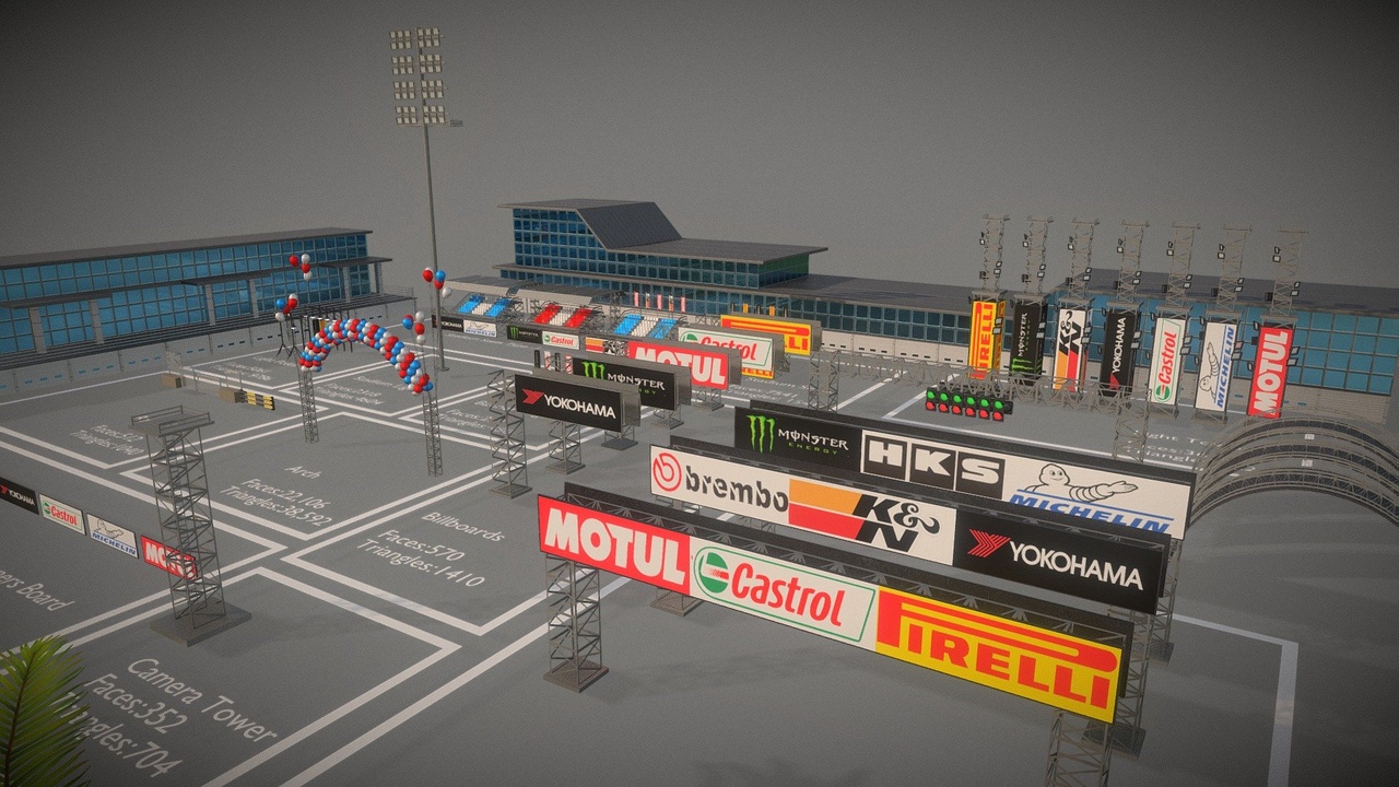商品 Race Track Props Collection Vol 1 的媒体 1