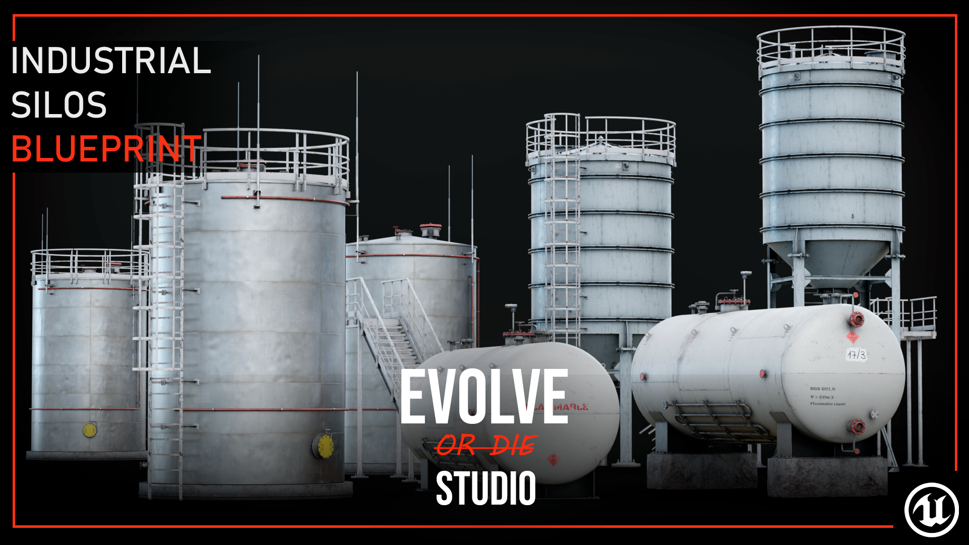 Industrial Silos Pack Blueprint | Fab