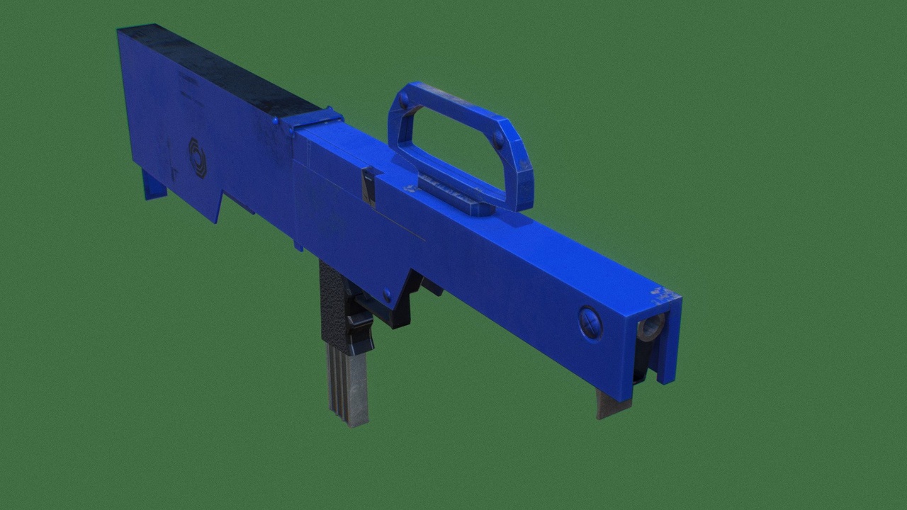 Robocop 2 Folding submachine gun 제품 등록을 위한 미디어 1개
