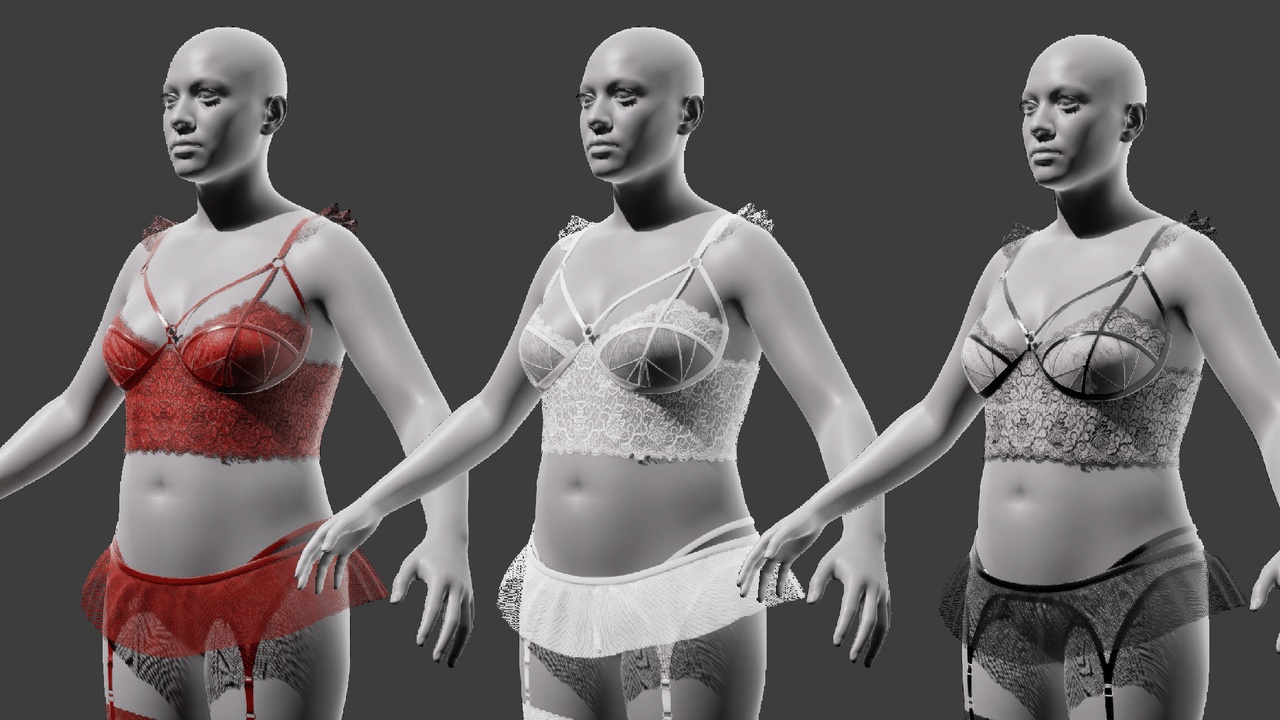 Media 1 for listing MHC Lingerie Suit 2