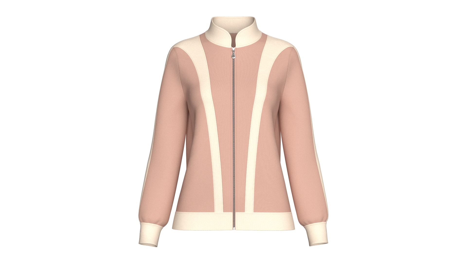 Media 1 for listing Girls Color Block Full Zip Track Jacket | High Poly