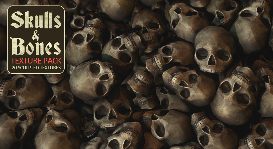 Skulls And Bones Textures | Fab