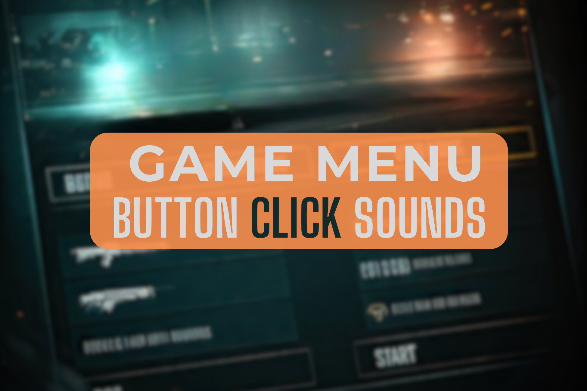 GAME MENU BUTTON CLICK SOUNDS | Fab