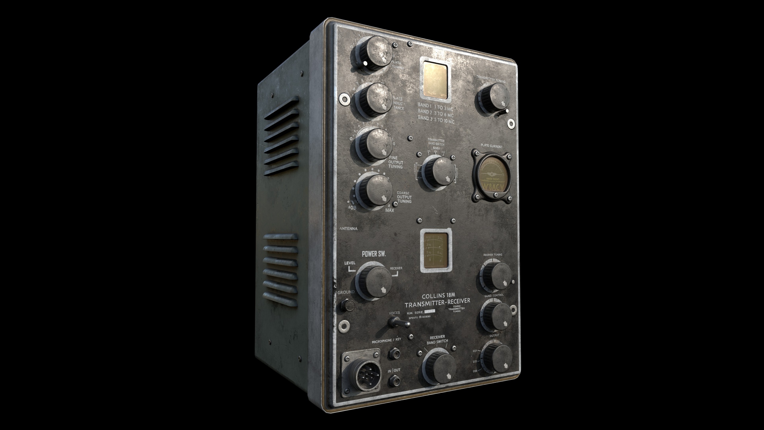 Media 1 for listing Collins 18-M - Game Ready 3D Model Low-poly 3D model