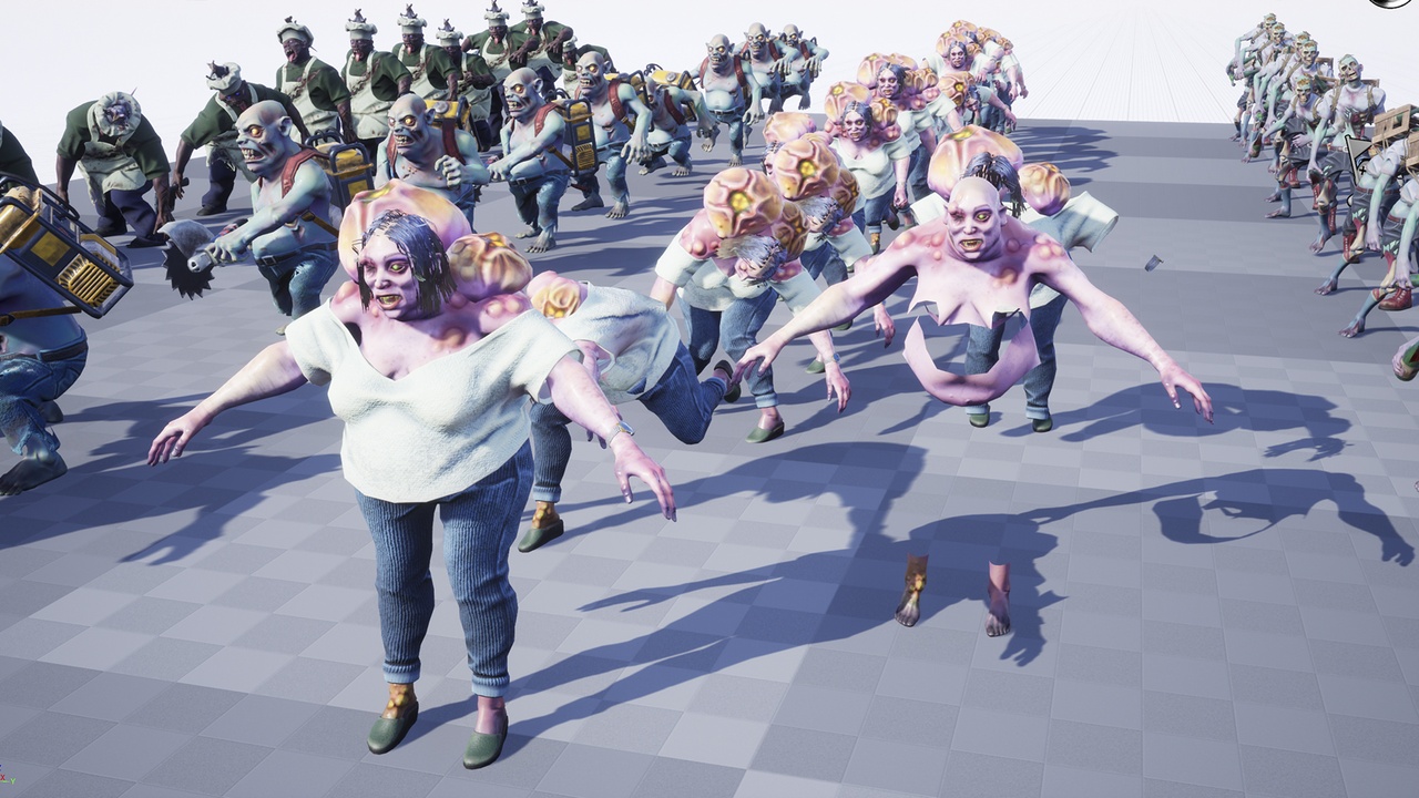Zombie Horde: 7 Undead Monsters Pack | Fab