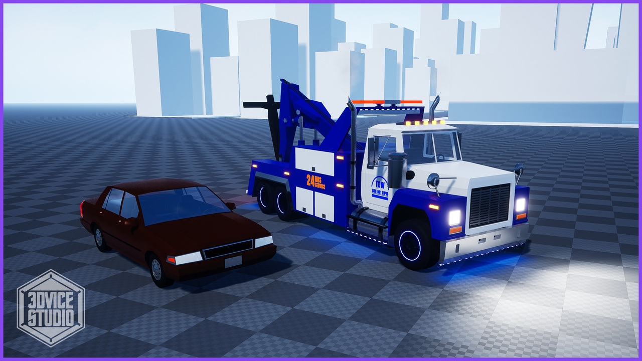 Media 1 for listing Drivable Cars Tow Truck