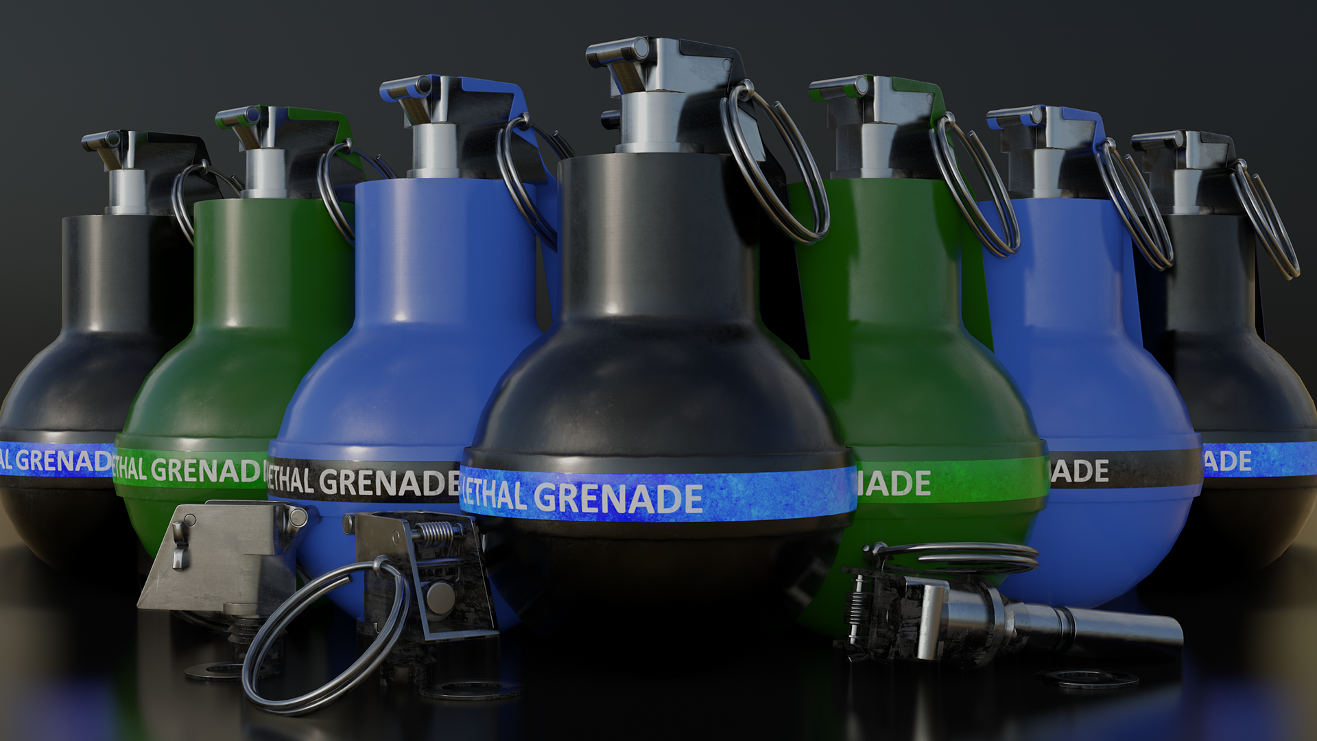 Rubber Ball Grenade (Flash Grenade - 5) | Fab