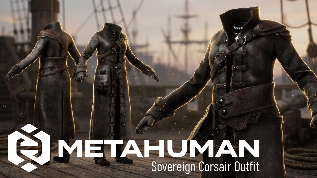 Media 1 for listing MHC: Sovereign Corsair | Metahuman Outfit