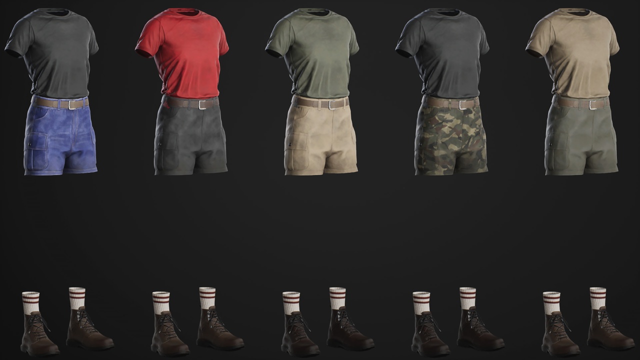 Media 1 for listing Female Outfit Tshirt Shorts