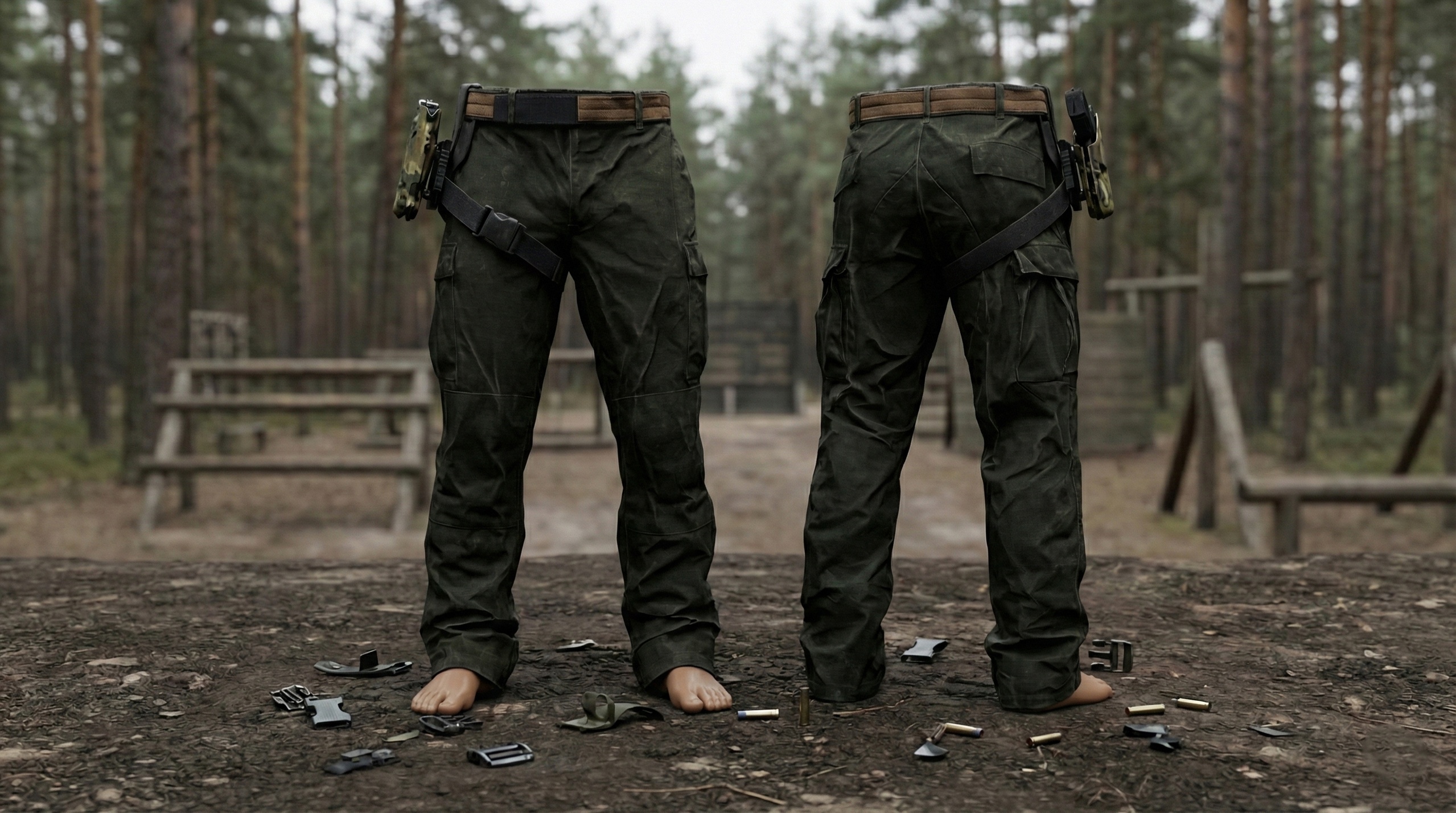 Media 1 for listing Metahuman Game-Ready Olive Combat Pants M_Series