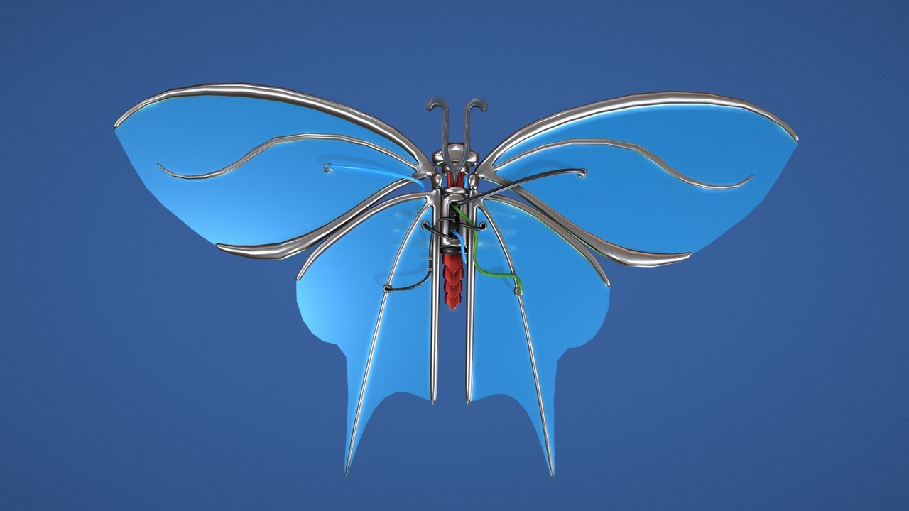 Media 1 for listing Diesel Punk Butterfly 🦋 3D