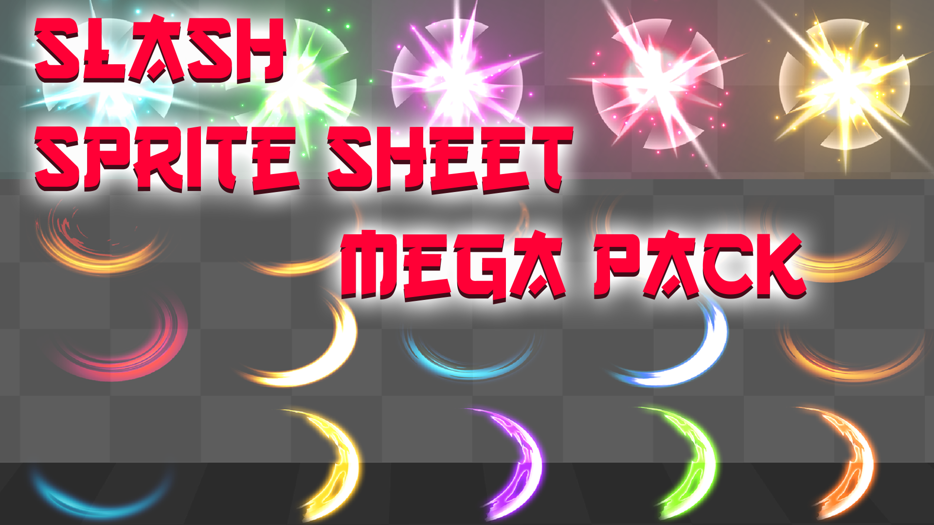 Sprite Spalsh Slash Sprite Sheet - Mega Pack | Fab