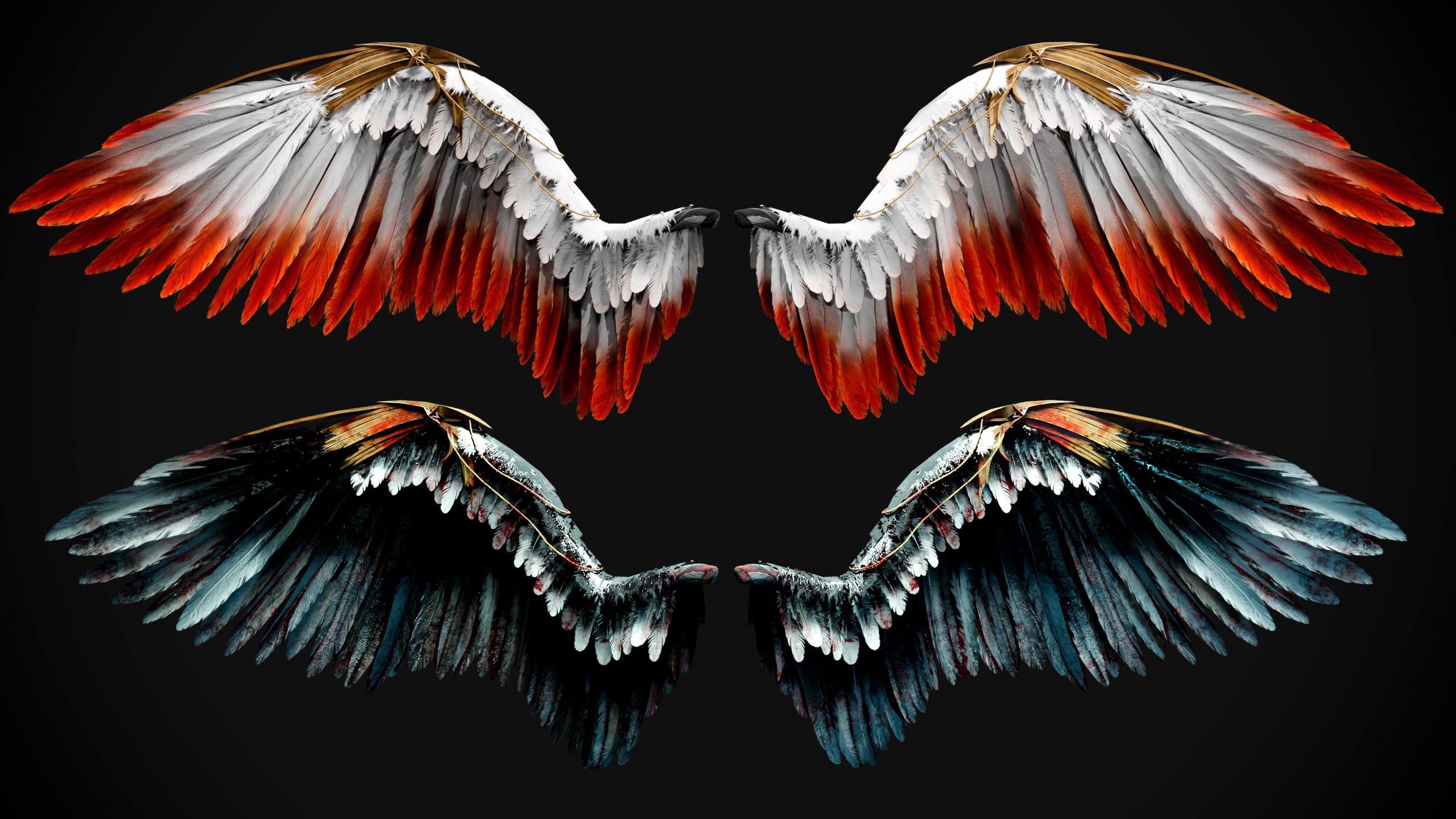 Angel Rings Animation Animated Angel Wings | Fab
