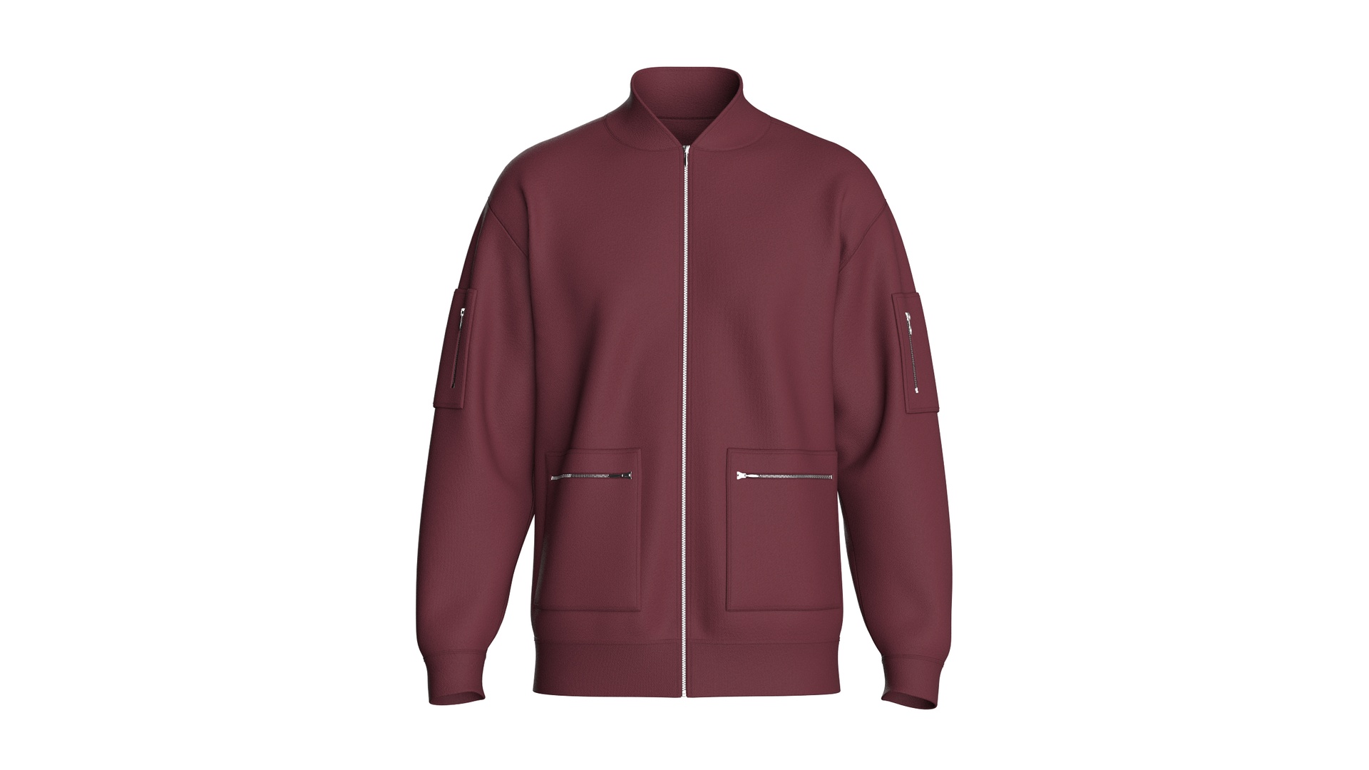 Media 1 for listing Men Multiple Zipper Pockets Jacket | High Poly