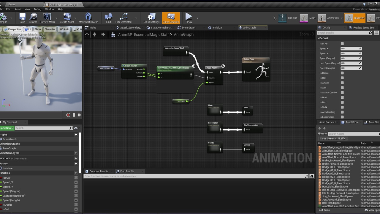 Essential Magic Staff Animation Pack