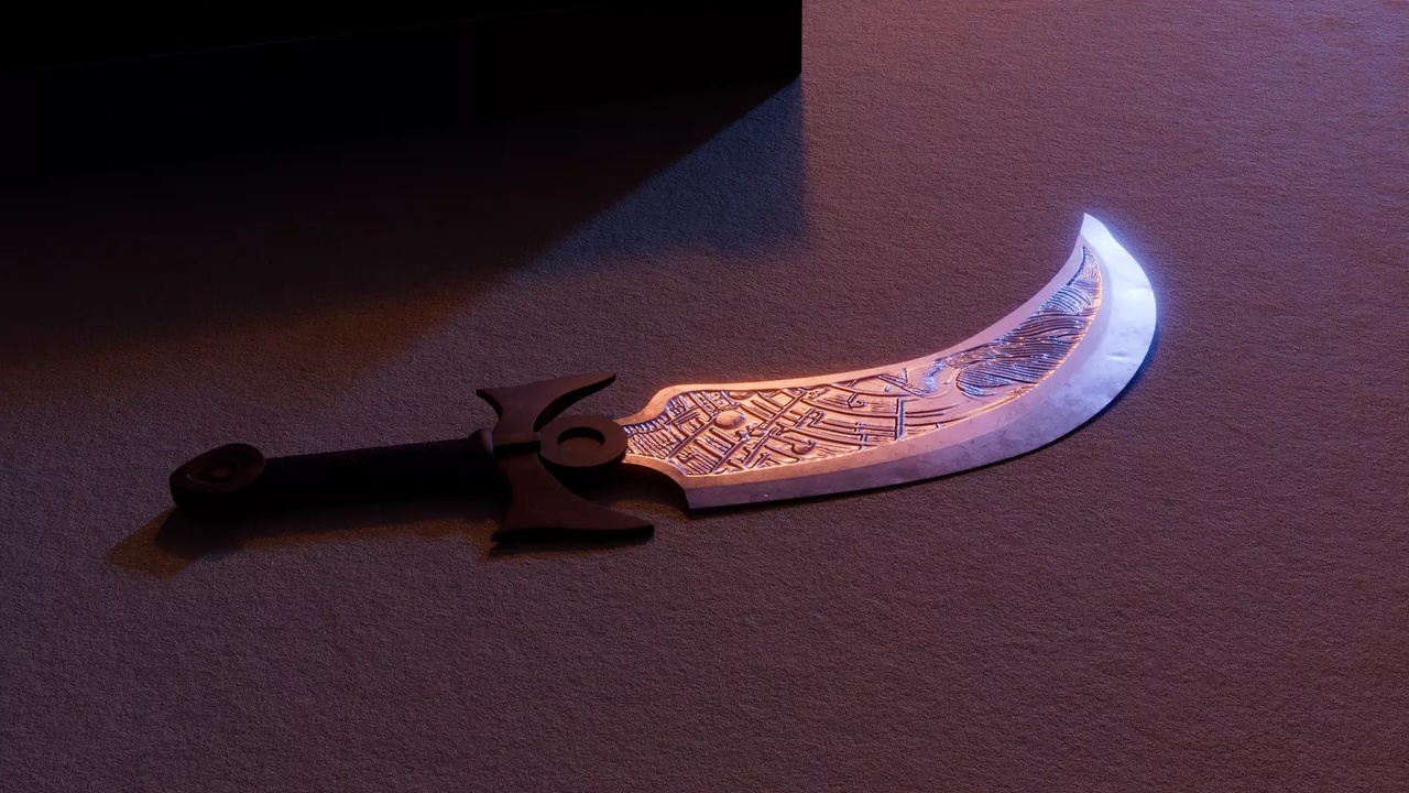 Media 1 for listing Ancient Arabic Dagger PBR 3D Model