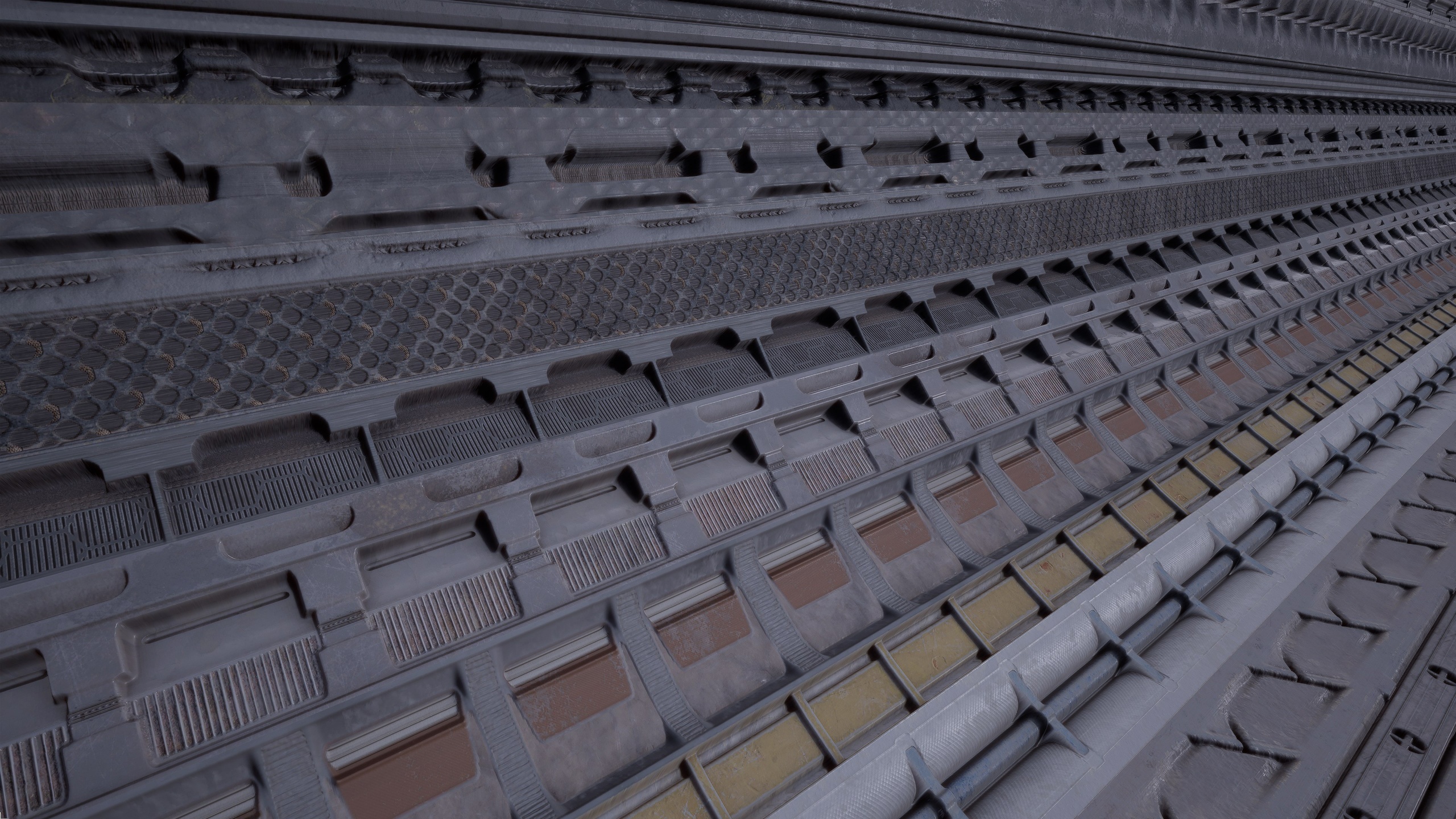 الوسائط 1 للقائمة Substance Materials Vol 12 - Sci Fi Tile Sheet