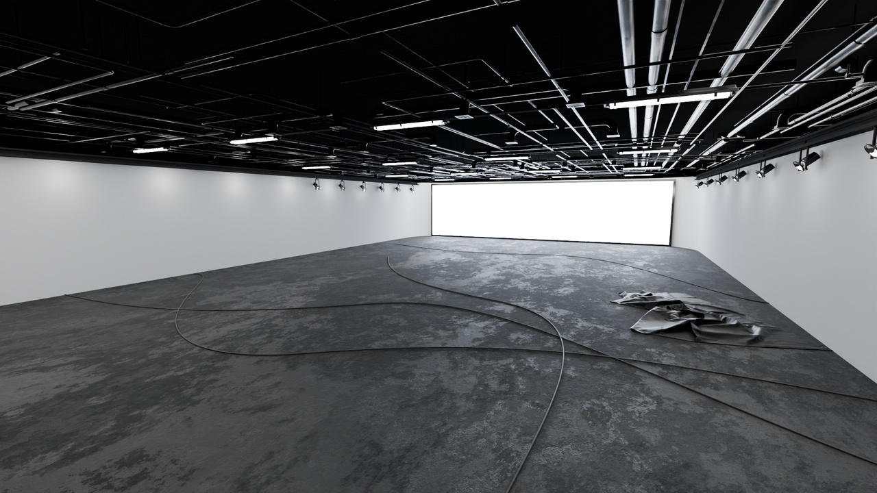 Media 1 for listing Realistic Automotive Studio Scene ( Without Car)