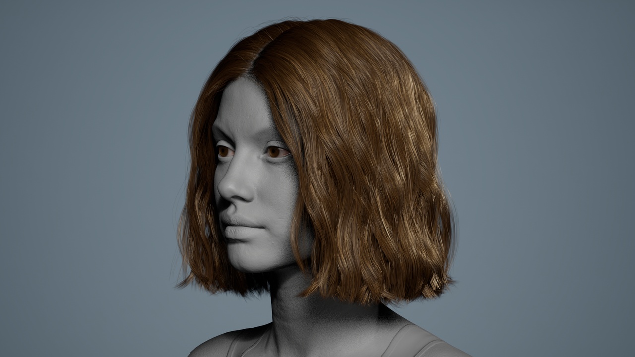 Media 1 for listing Loose 03 - MetaHuman Hair Groom