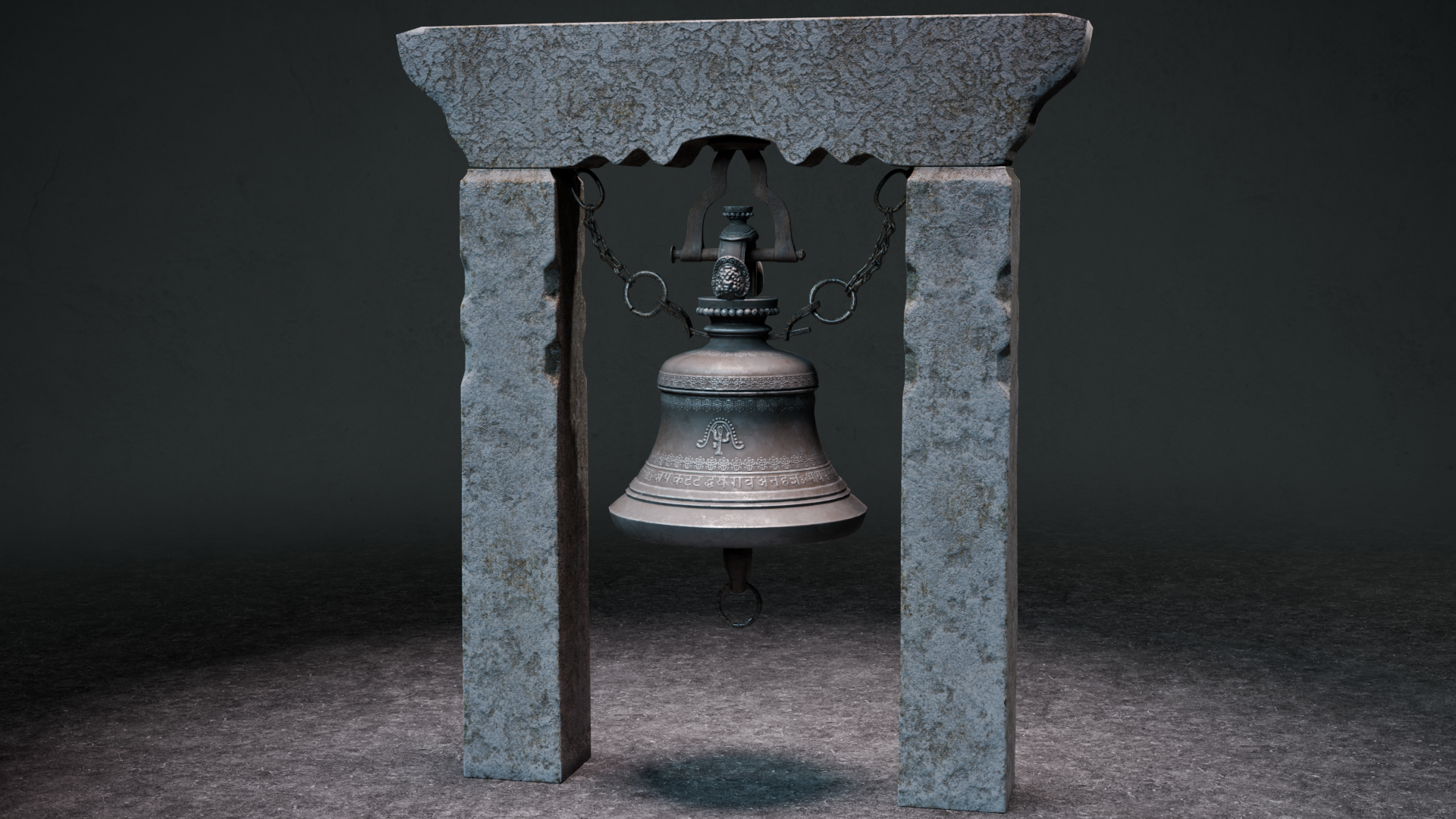 Pashupatinath bell ( 4 textures sets) | Fab