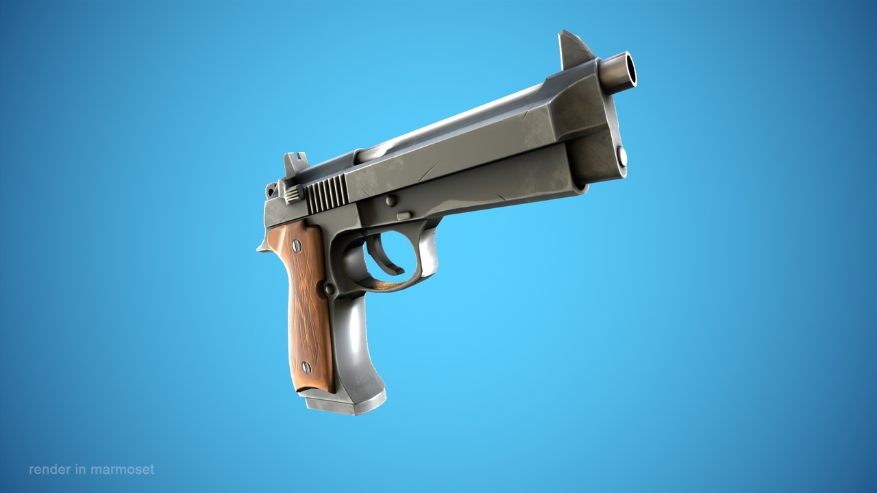 Media 1 for listing Stylized Pistol