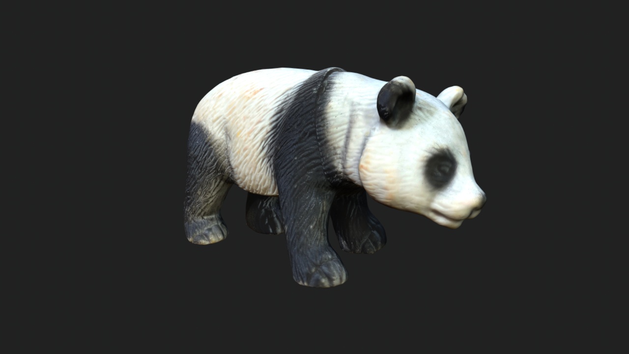 Media 1 for listing Toy Panda – Scanned Asset (PBR Game-Ready)