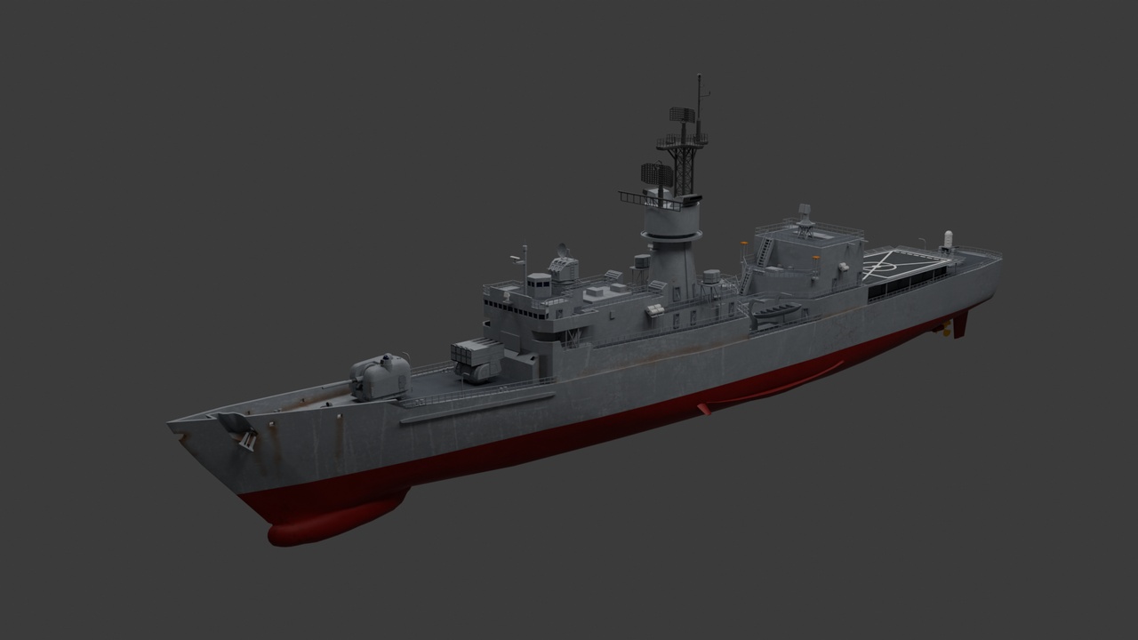 Media 1 for listing US Navy Ship Knox Class Frigate