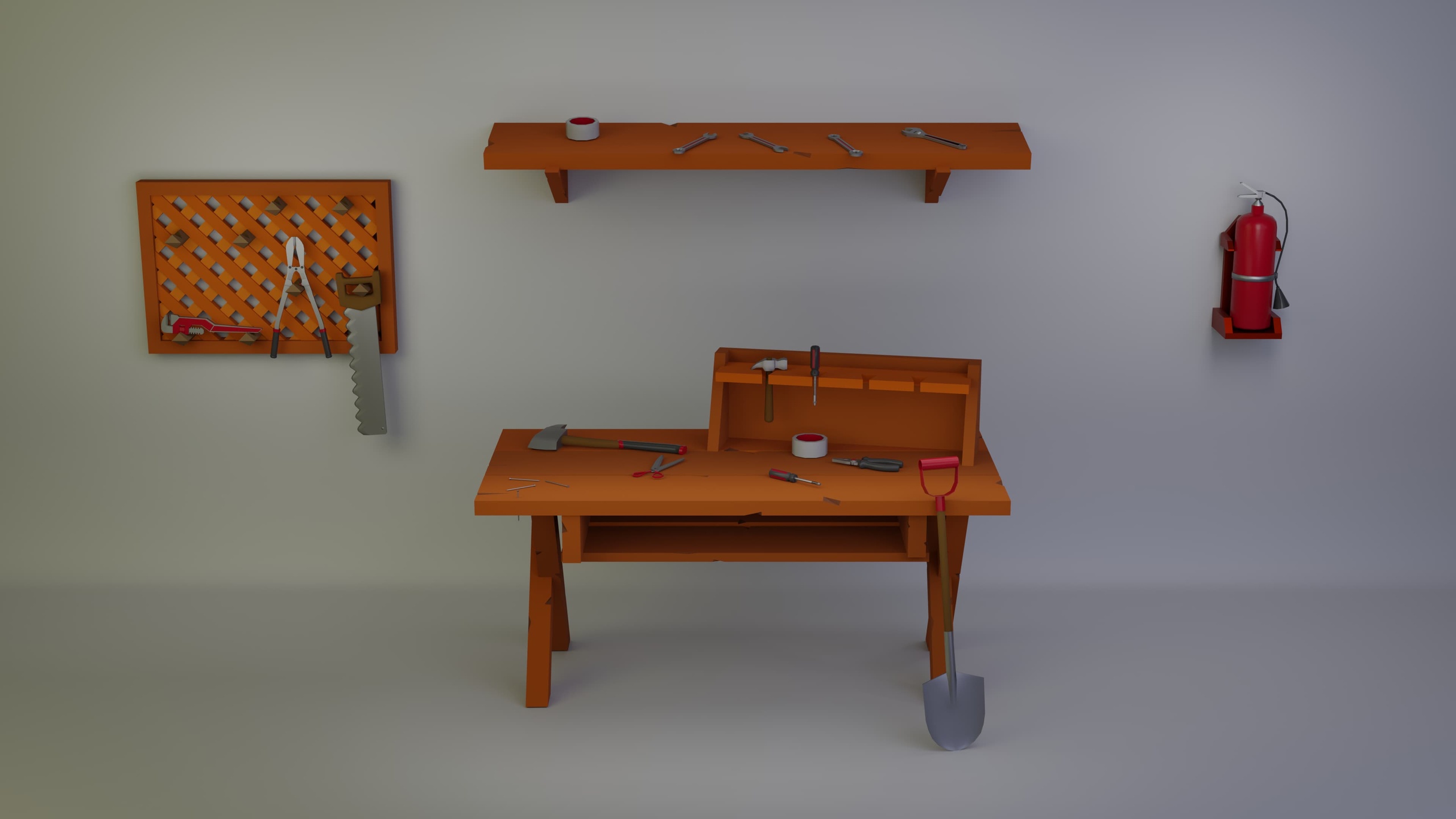 Media 1 for listing Workshop Tools – Free Low Poly Asset Pack