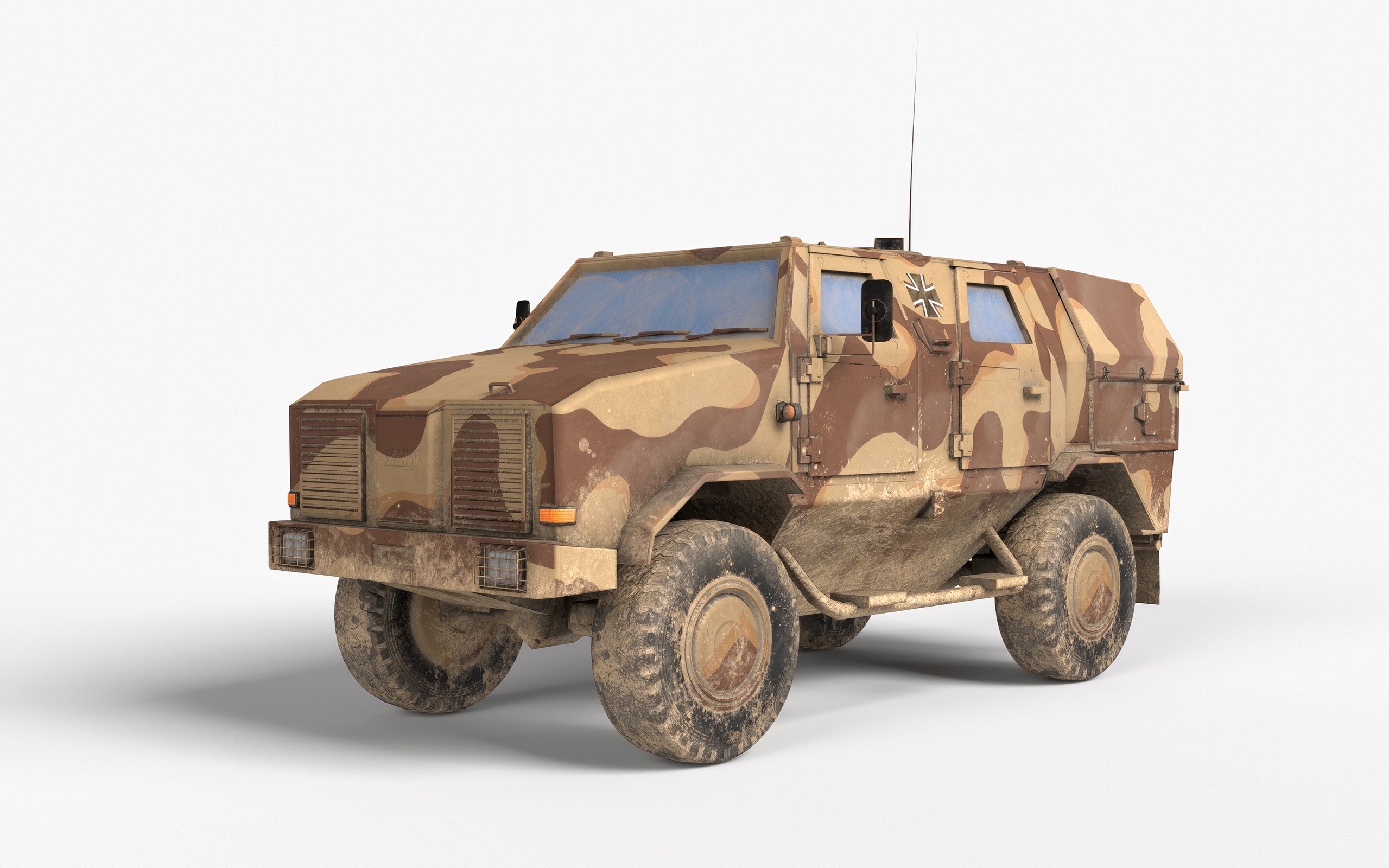 Media 1 for listing Dingo 4x4 afv Armoured LODs Game Ready Rigged
